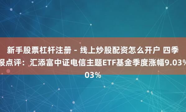 新手股票杠杆注册 - 线上炒股配资怎么开户 四季报点评：汇添富中证电信主题ETF基金季度涨幅9.03%